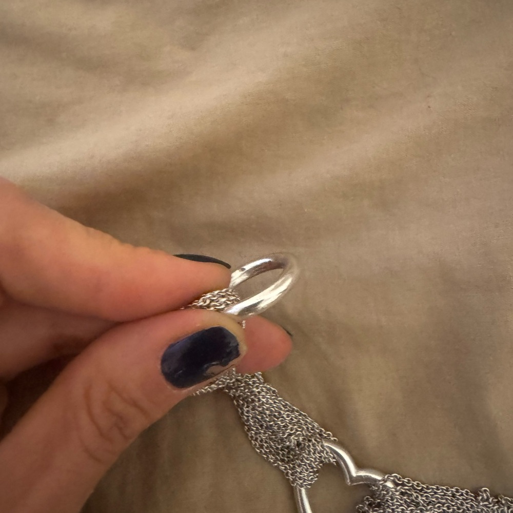 Tiffany & Co. Silver Heart Bracelet - Picture 3 of 5
